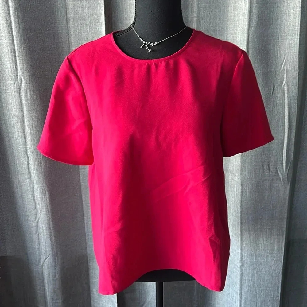 Pink Who What Wear Blouse